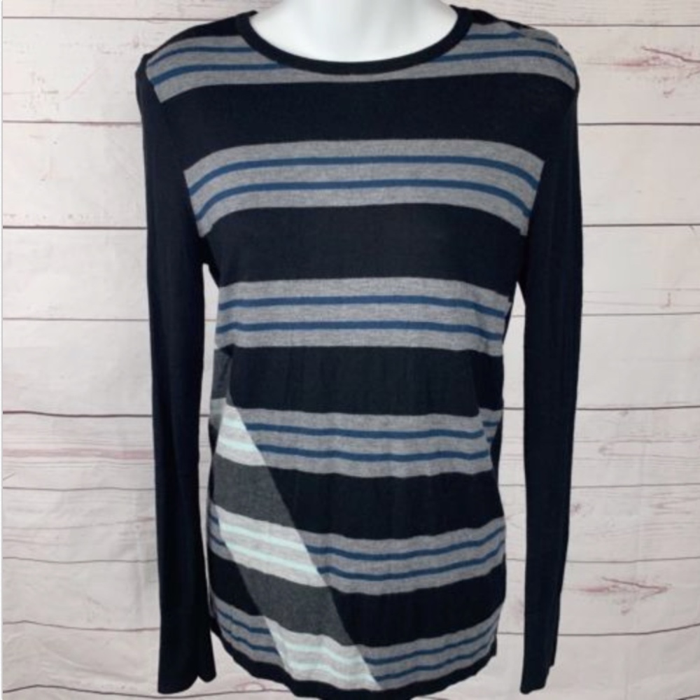 Halogen Cashmere Blend Pullover Sweater Long Slv